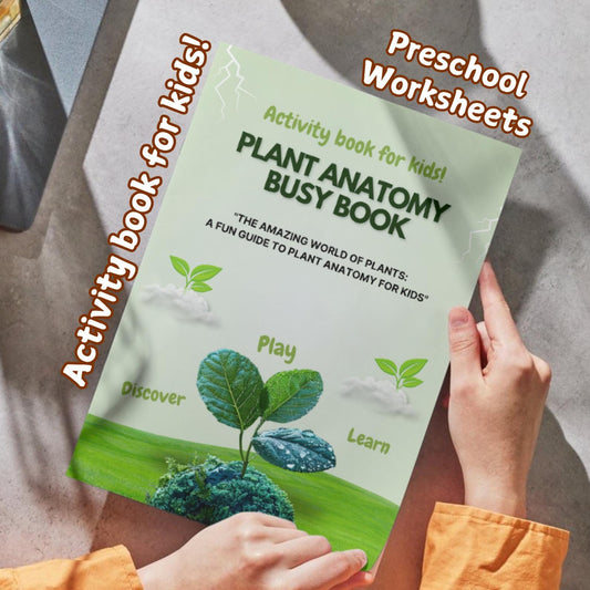 Plant Anatomy Busy Book | 45+ Pages of Printable Worksheets for Kids | Homeschool Curriculum, Learning Activities & Educational Resources