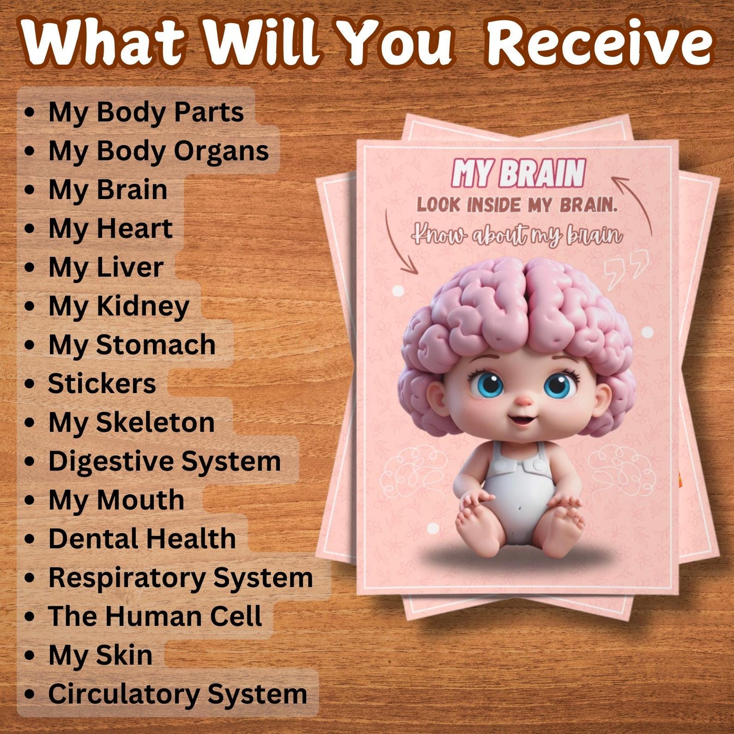 Human Anatomy Busy Book Printable | Preschool Worksheets & Toddler Activities | Homeschool Curriculum and Early Learning Anatomy Resources