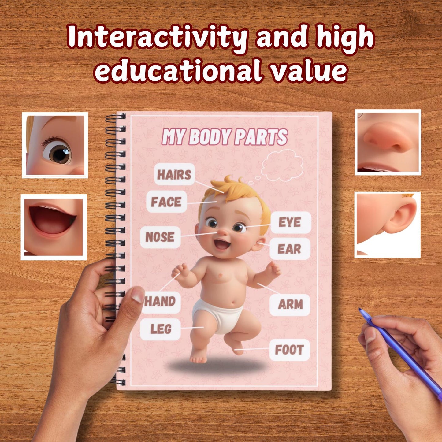 Human Anatomy Busy Book Printable | Preschool Worksheets & Toddler Activities | Homeschool Curriculum and Early Learning Anatomy Resources
