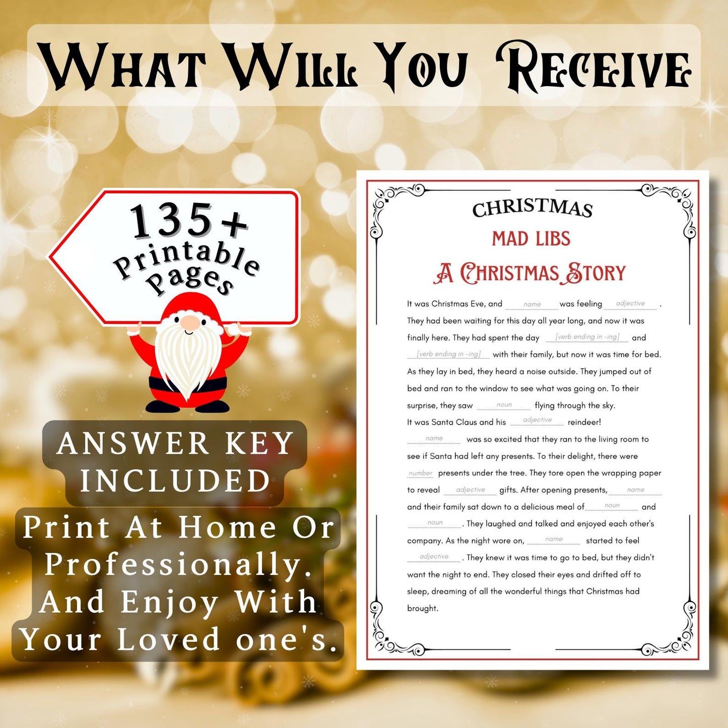 50+ Christmas Games Bundle, Christmas Party Games, School Christmas Game, Christmas Games Printable, Office Christmas, Family Christmas Game