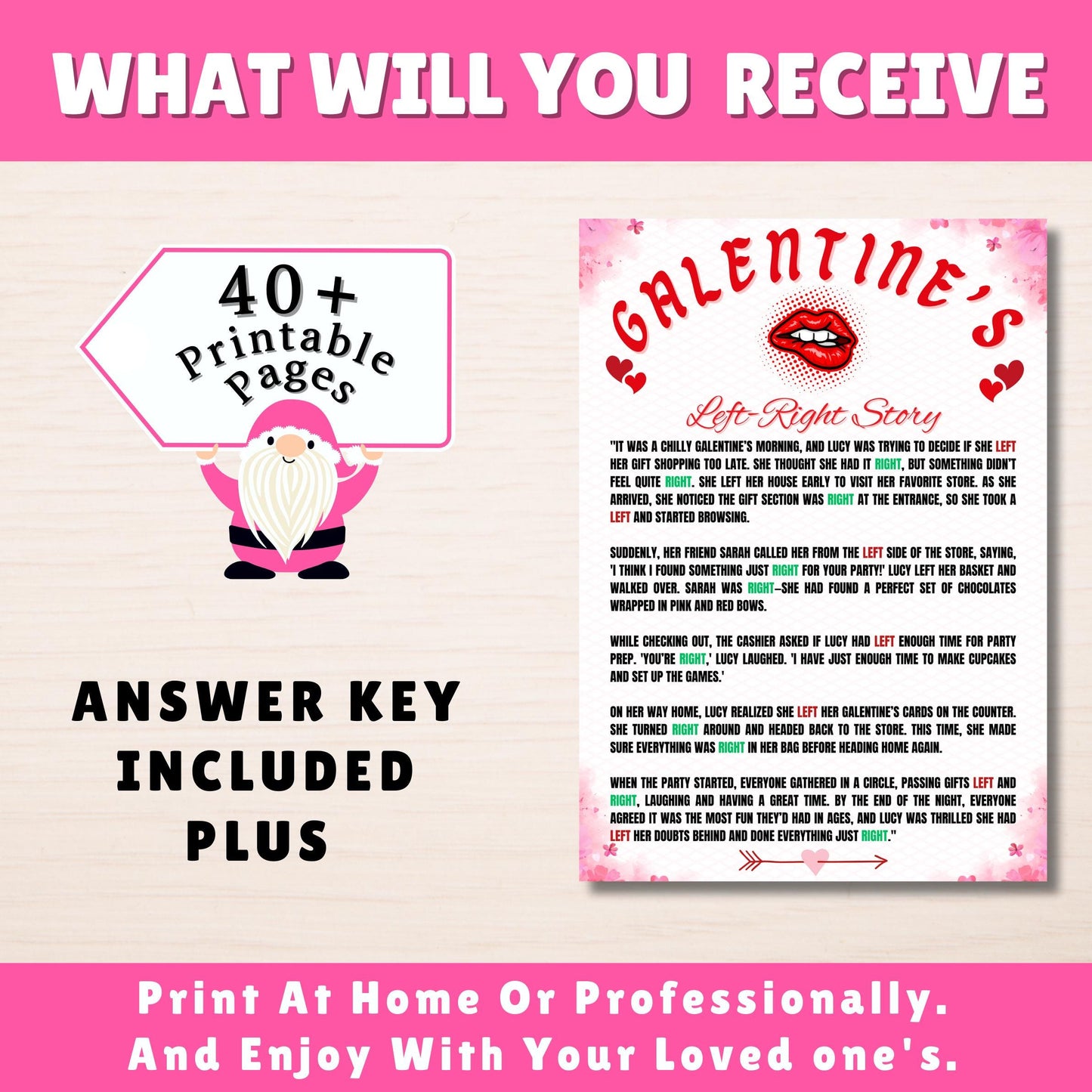 Galentines Day Games Printable Adult Galentine's Day Party Bundle Ladies Night Game Ideas Girls Night In Games Bundle Red Galentine Day