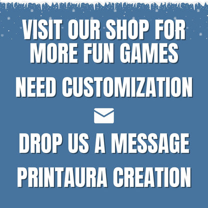 Indoor Christmas Treasure Hunt, Xmas Scavenger Hunt, Christmas Activity For Kids & Adults, Puzzle For Christmas Gift, Game For Older Kids