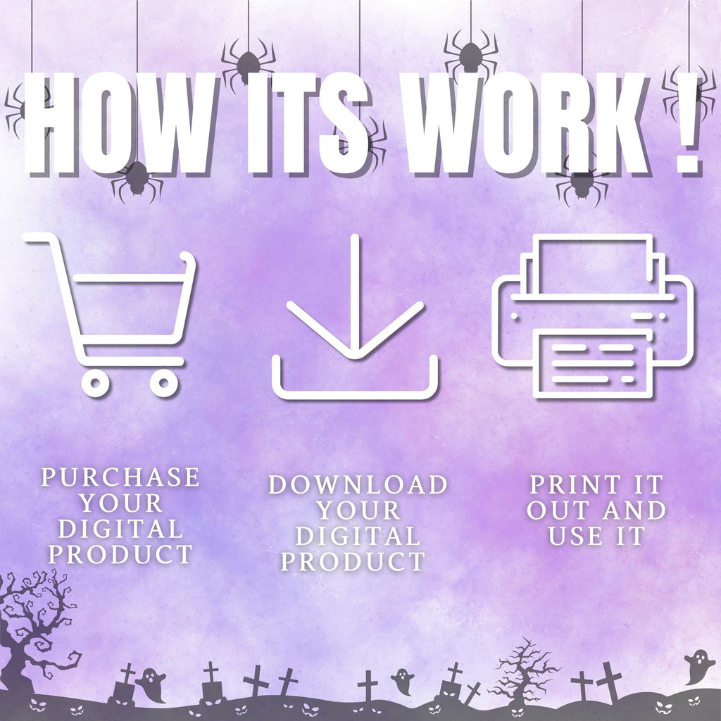 120+ Halloween 5-Second Game Cards | Exciting Spooky Trivia Challenge for Kids & Adults | Fast-Paced Fun for Parties | Printable Halloween