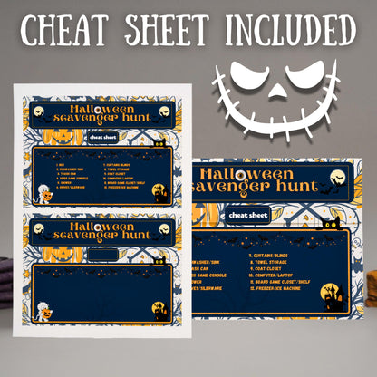 Halloween Scavenger Hunt | Fun Indoor Treasure Hunt Game for Kids & Families | Printable Clue Cards for Home Adventure and Family Activities
